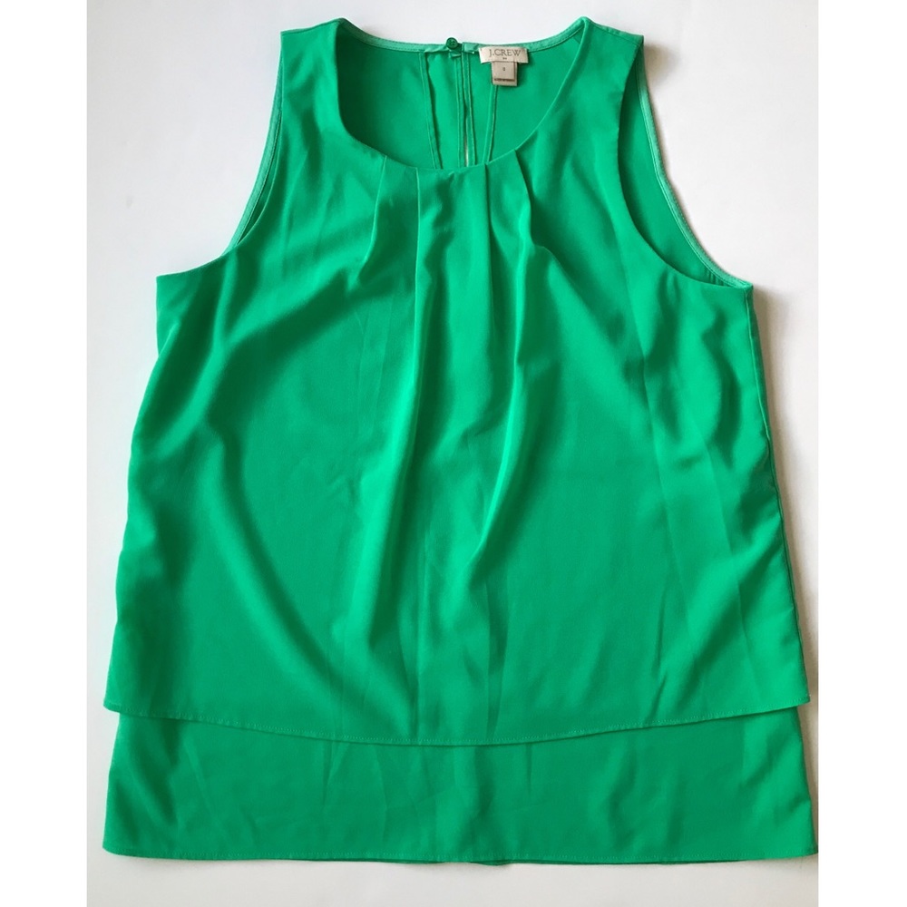 J. Crew Women’s Sleeveless Green Top Size 0